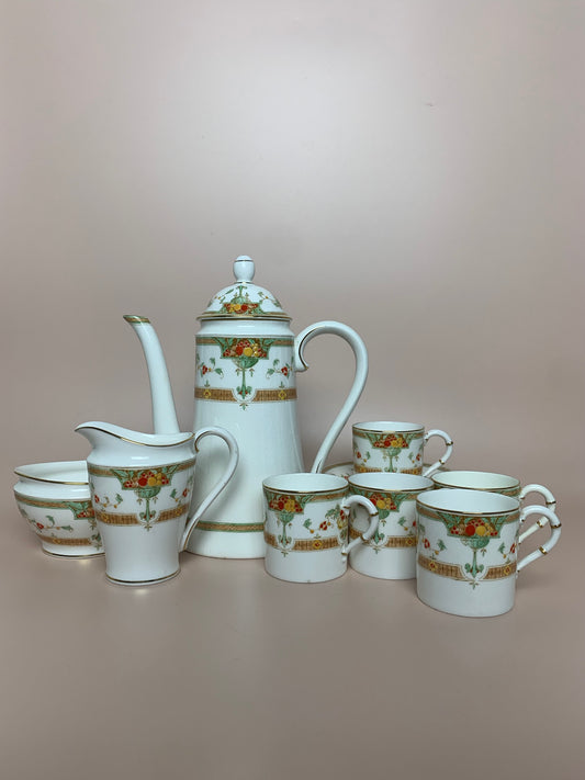 Colourful Royal Worcester Orlando Tea Set