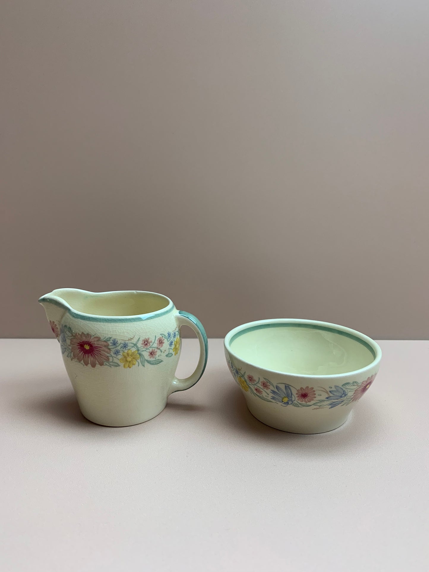 Vintage Susie Cooper Floral Early Morning Tea Set