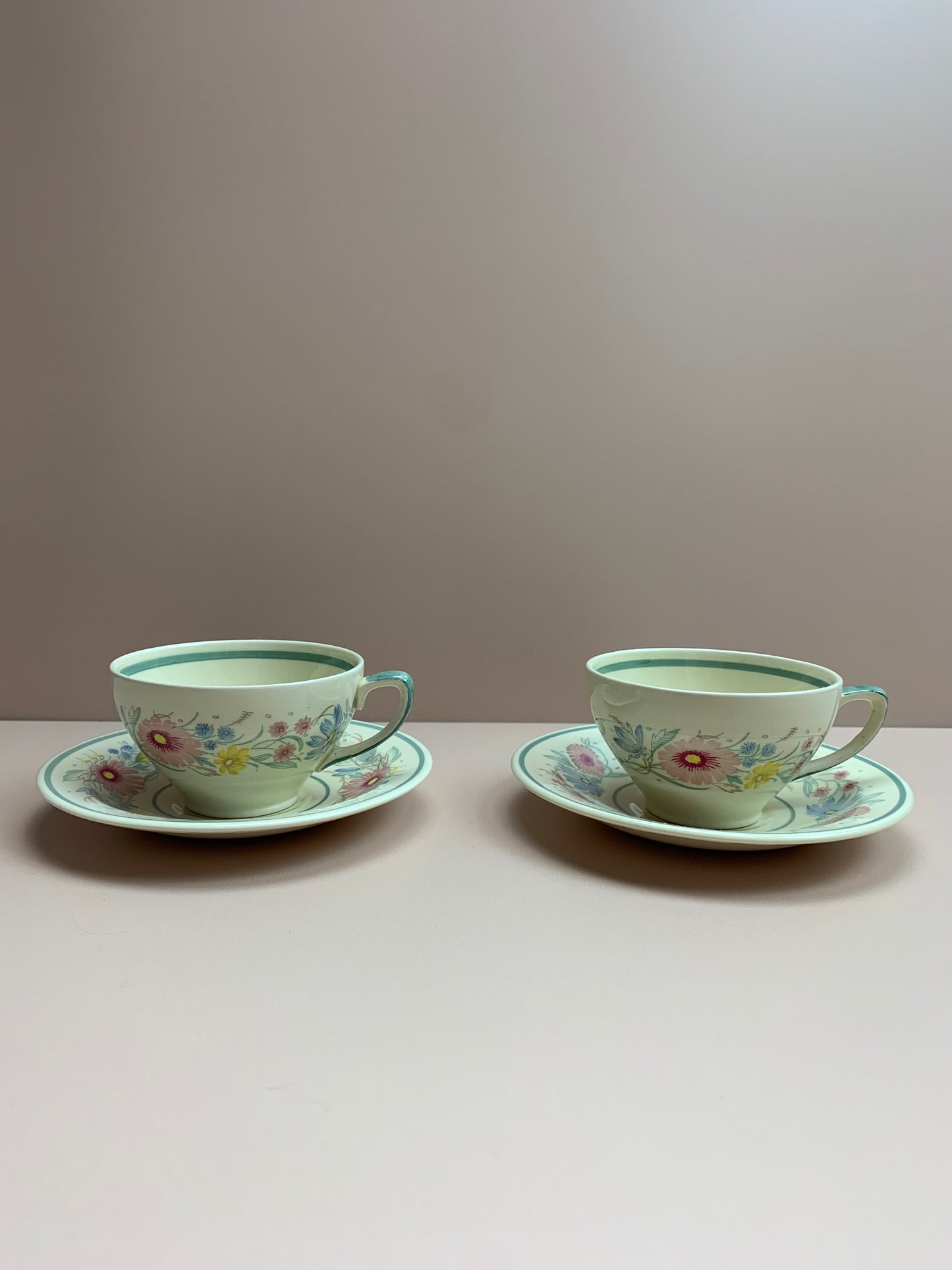 Vintage Susie Cooper Floral Early Morning Tea Set