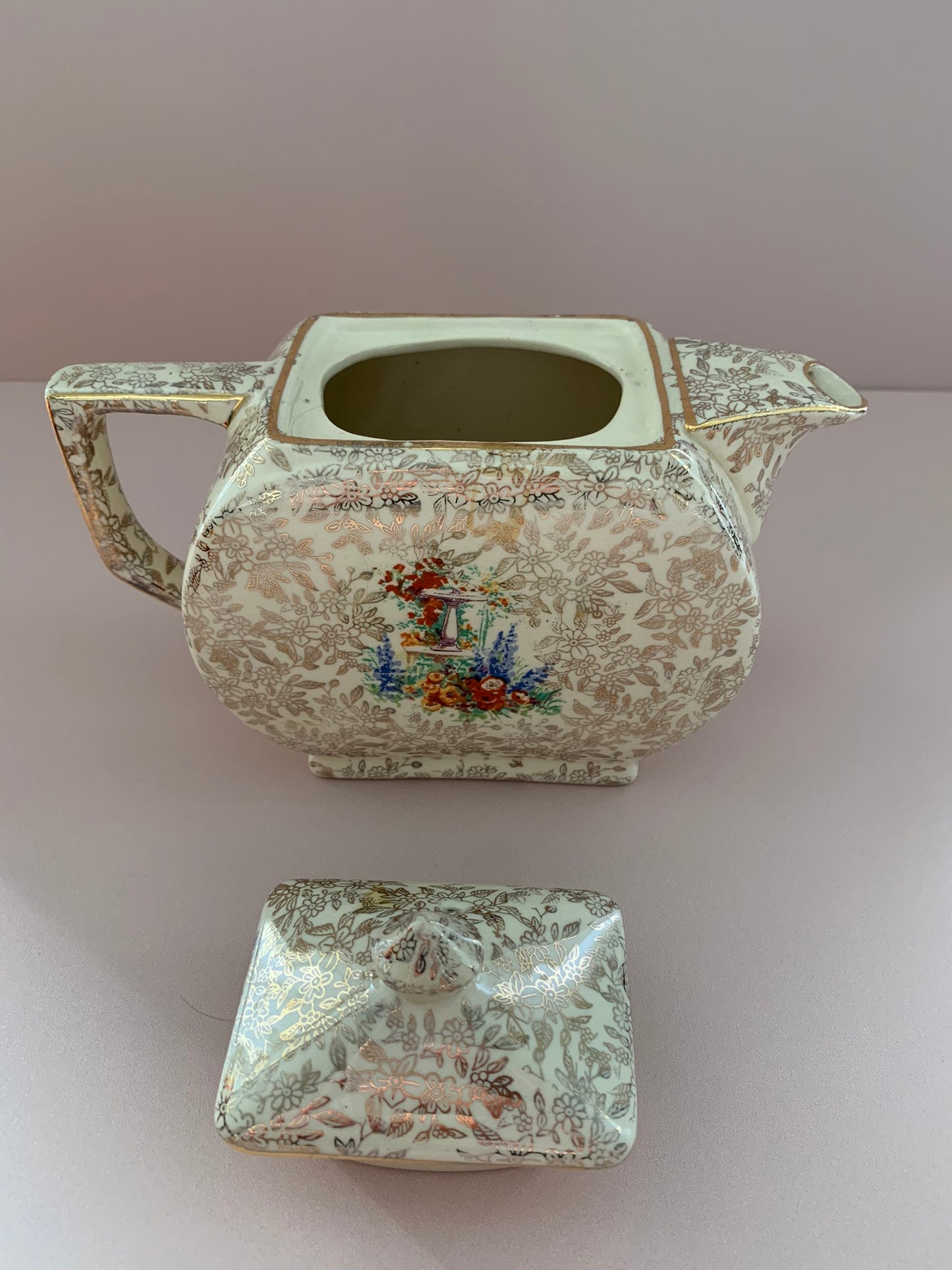 Rare Empire Shelton Ivory Bone China Tea Pot