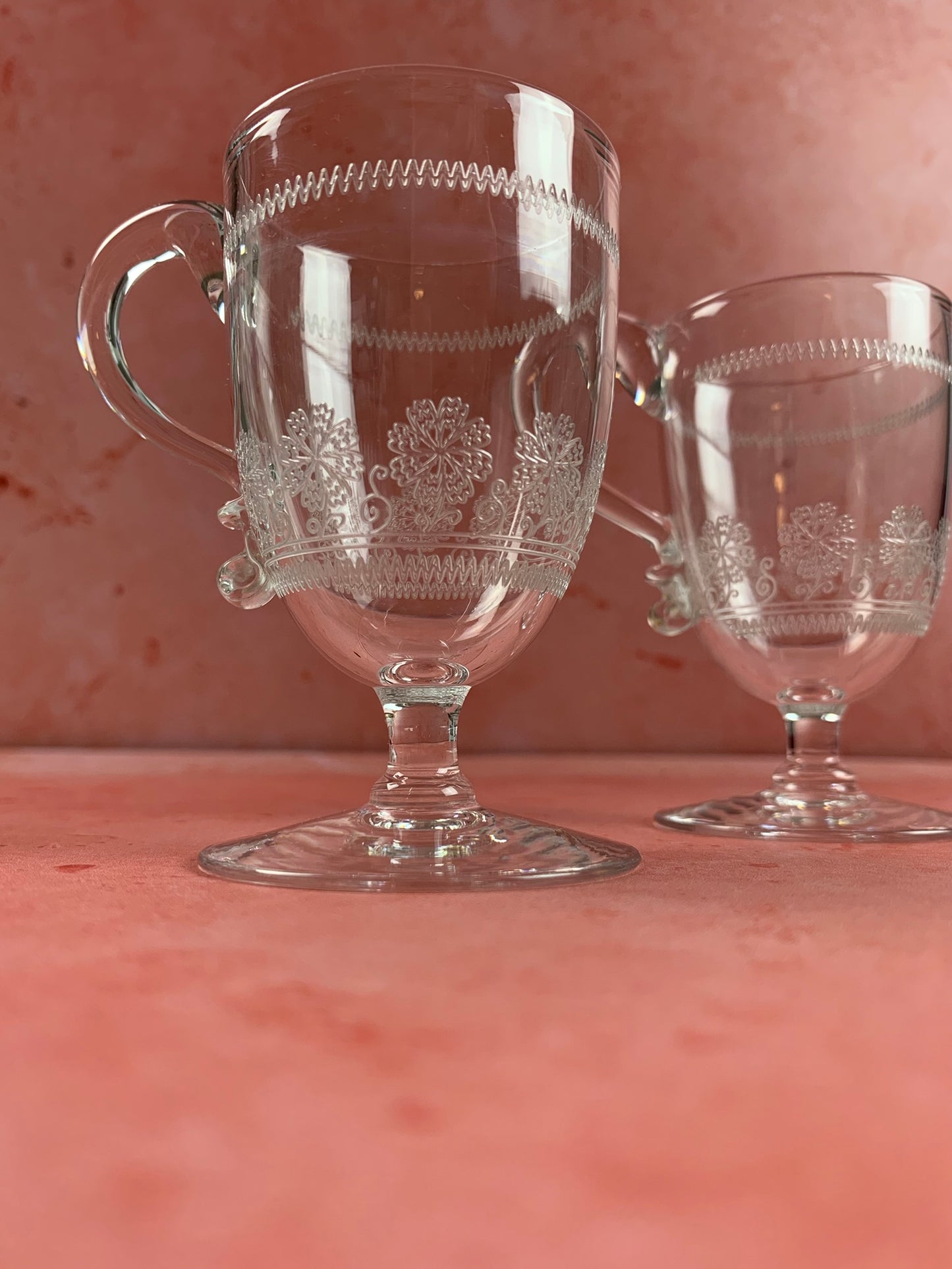 Two Small Vintage Glasses