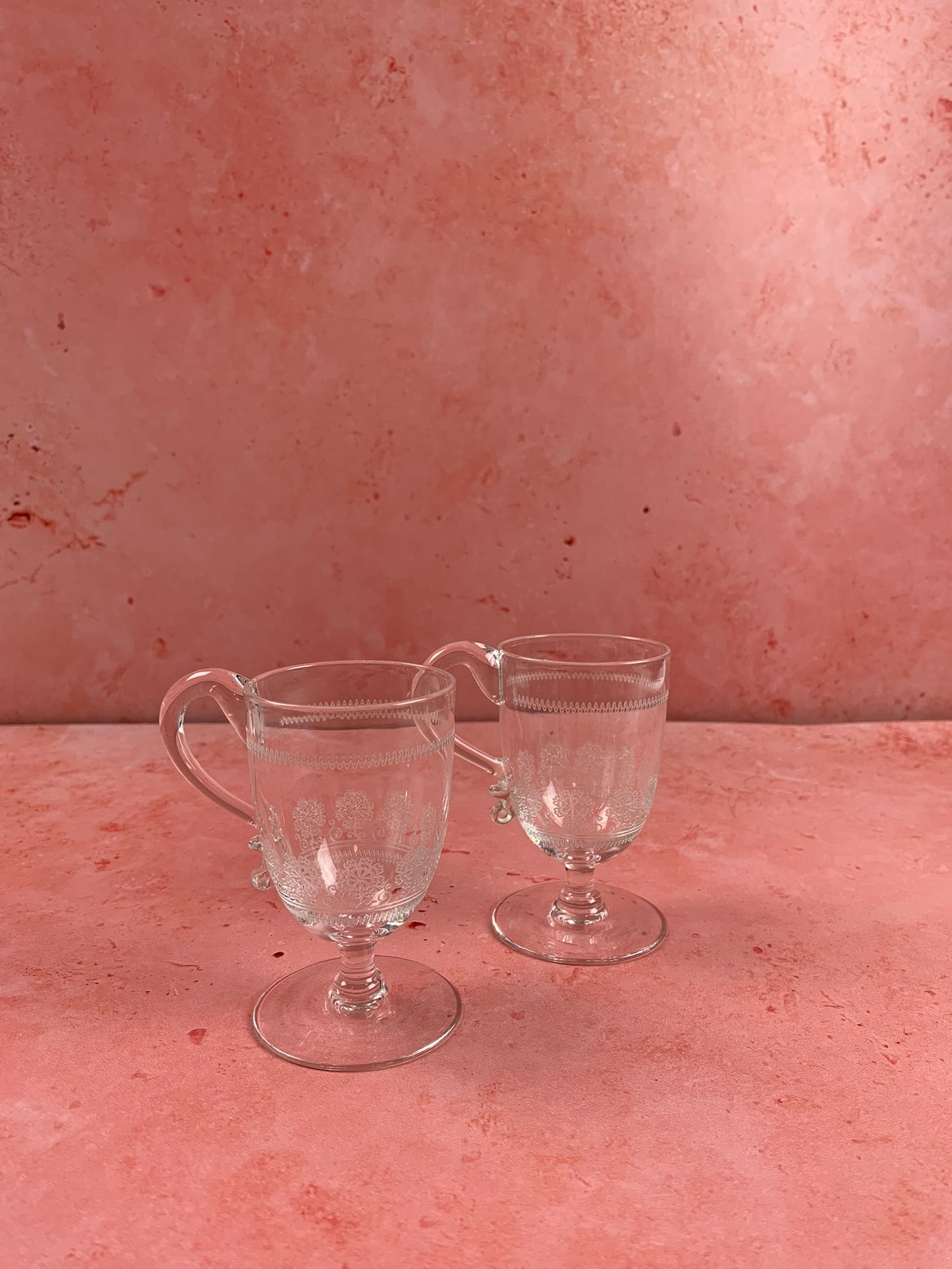 Two Small Vintage Glasses