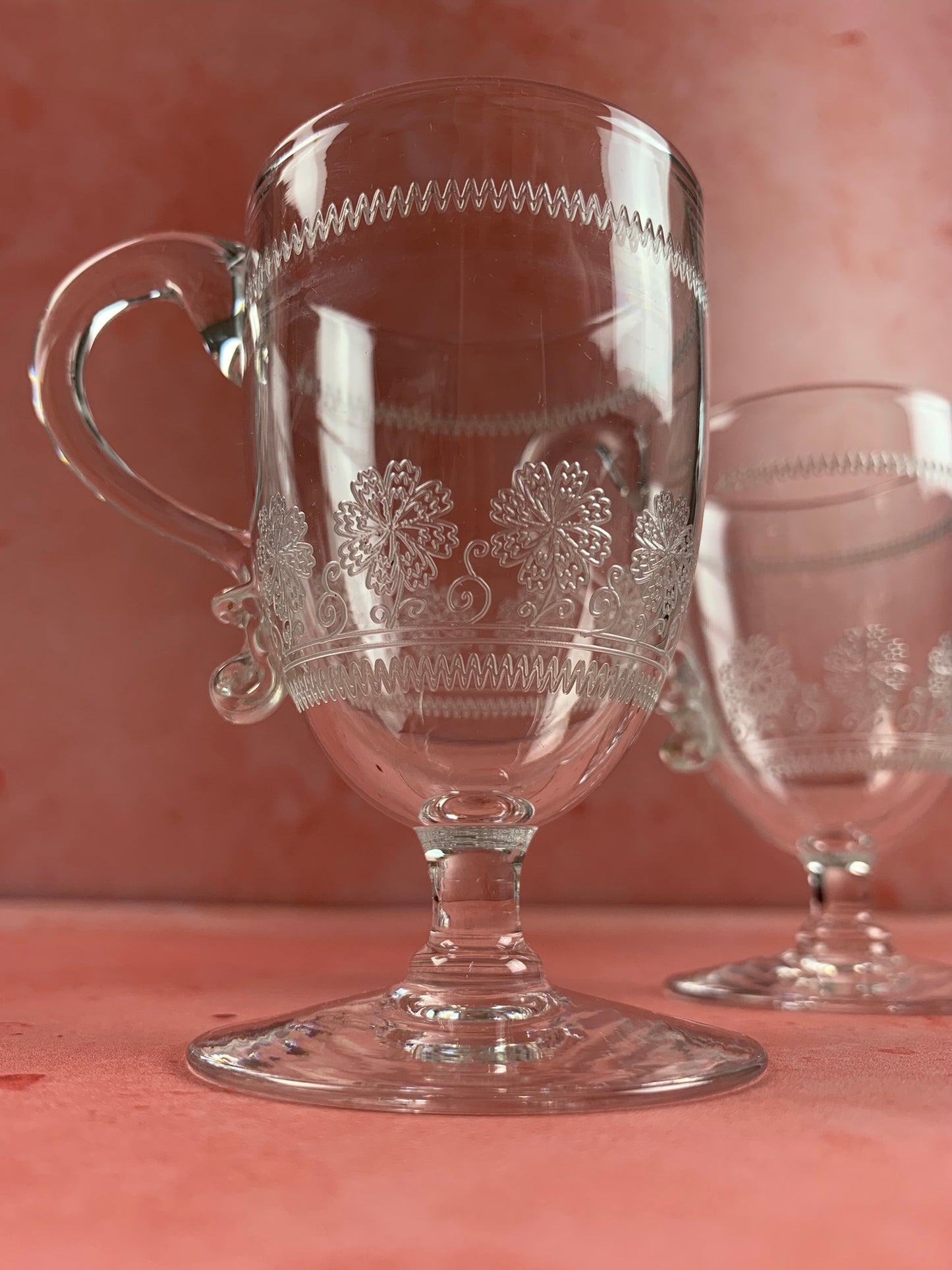 Two Small Vintage Glasses