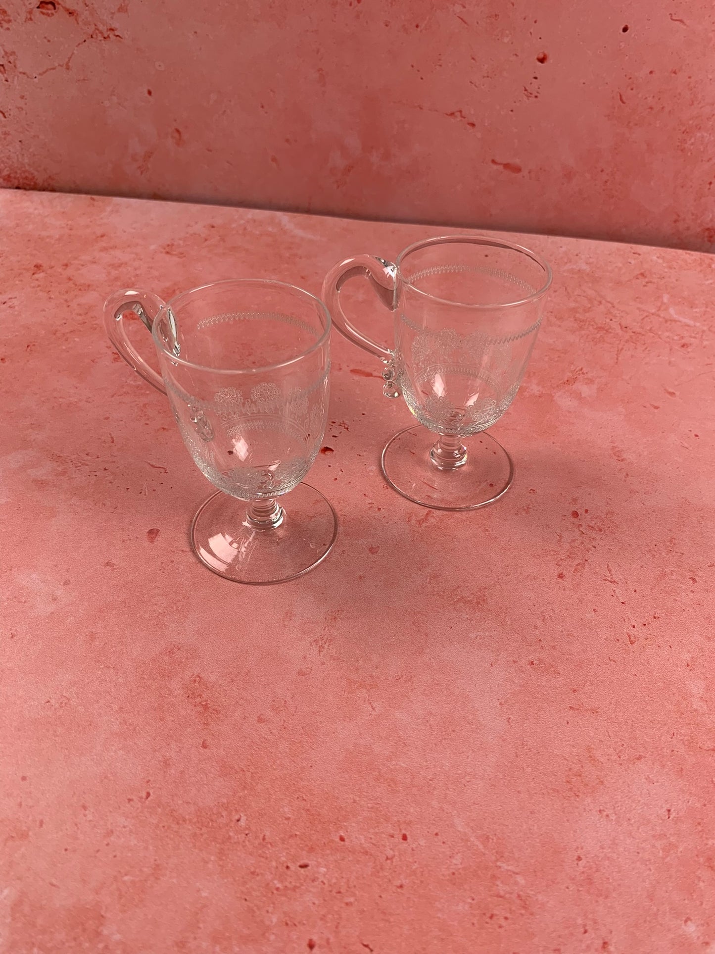 Two Small Vintage Glasses