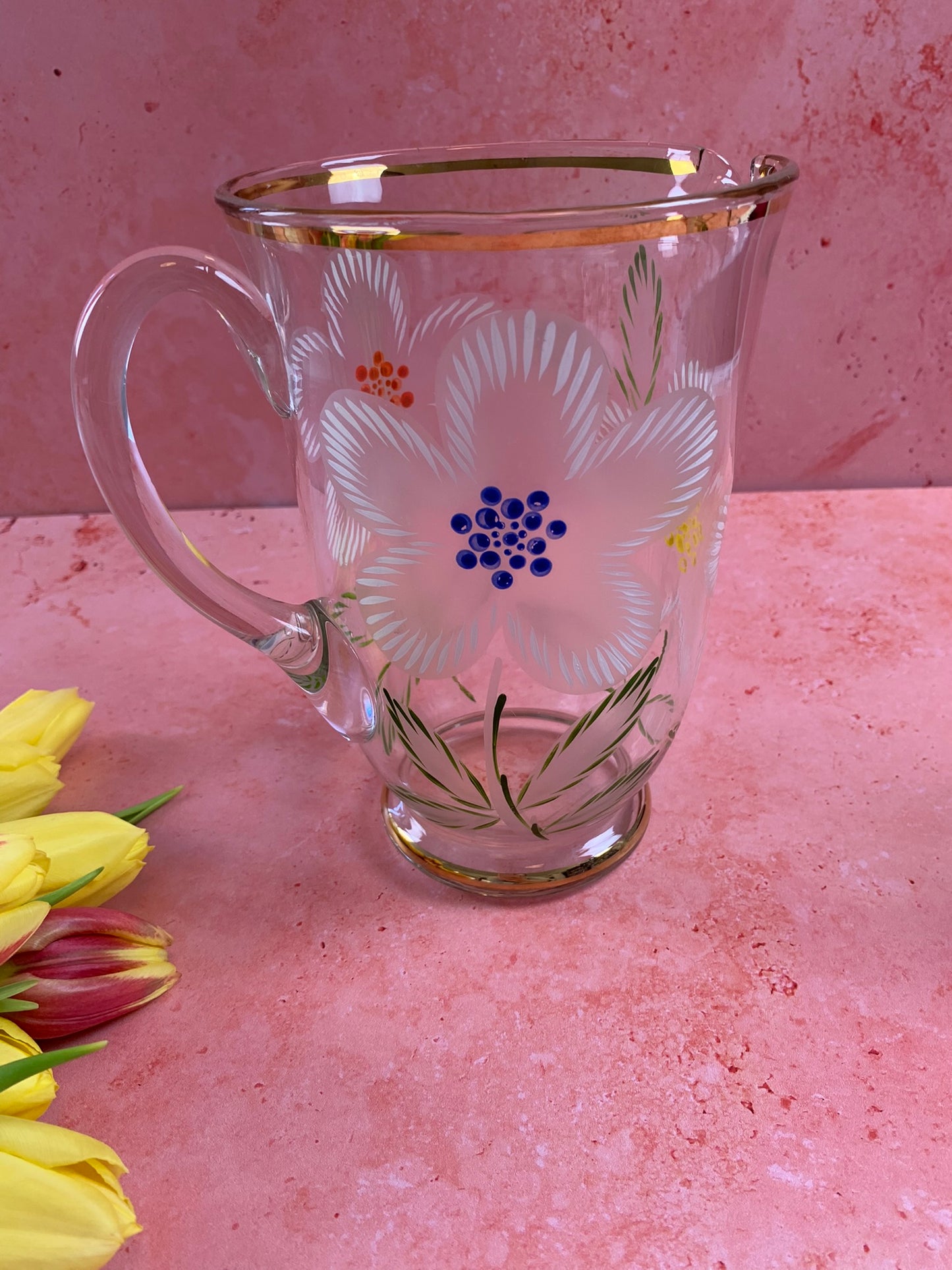 Vintage Jug With Two Glasses