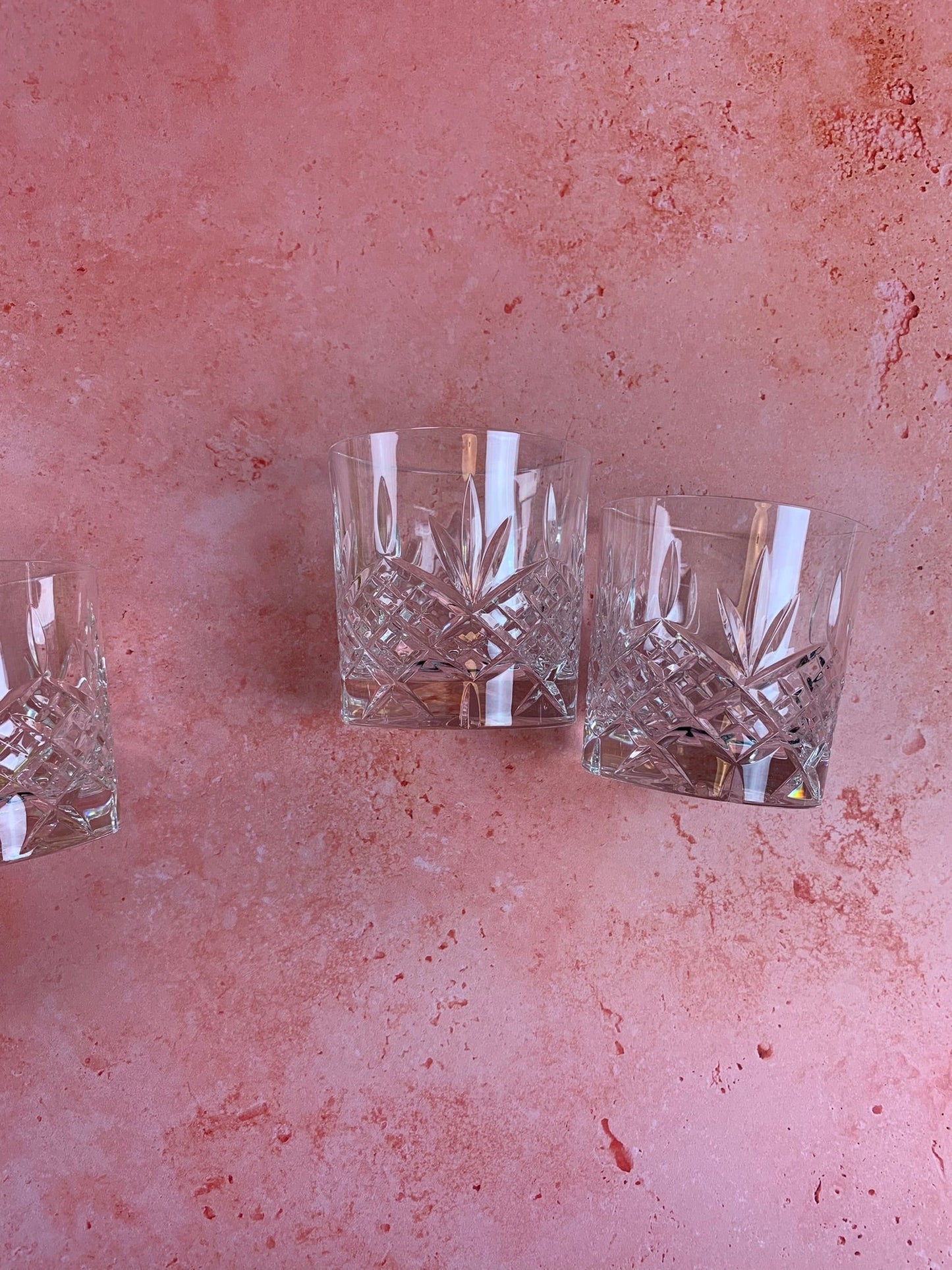 Three Vintage Whisky Glasses