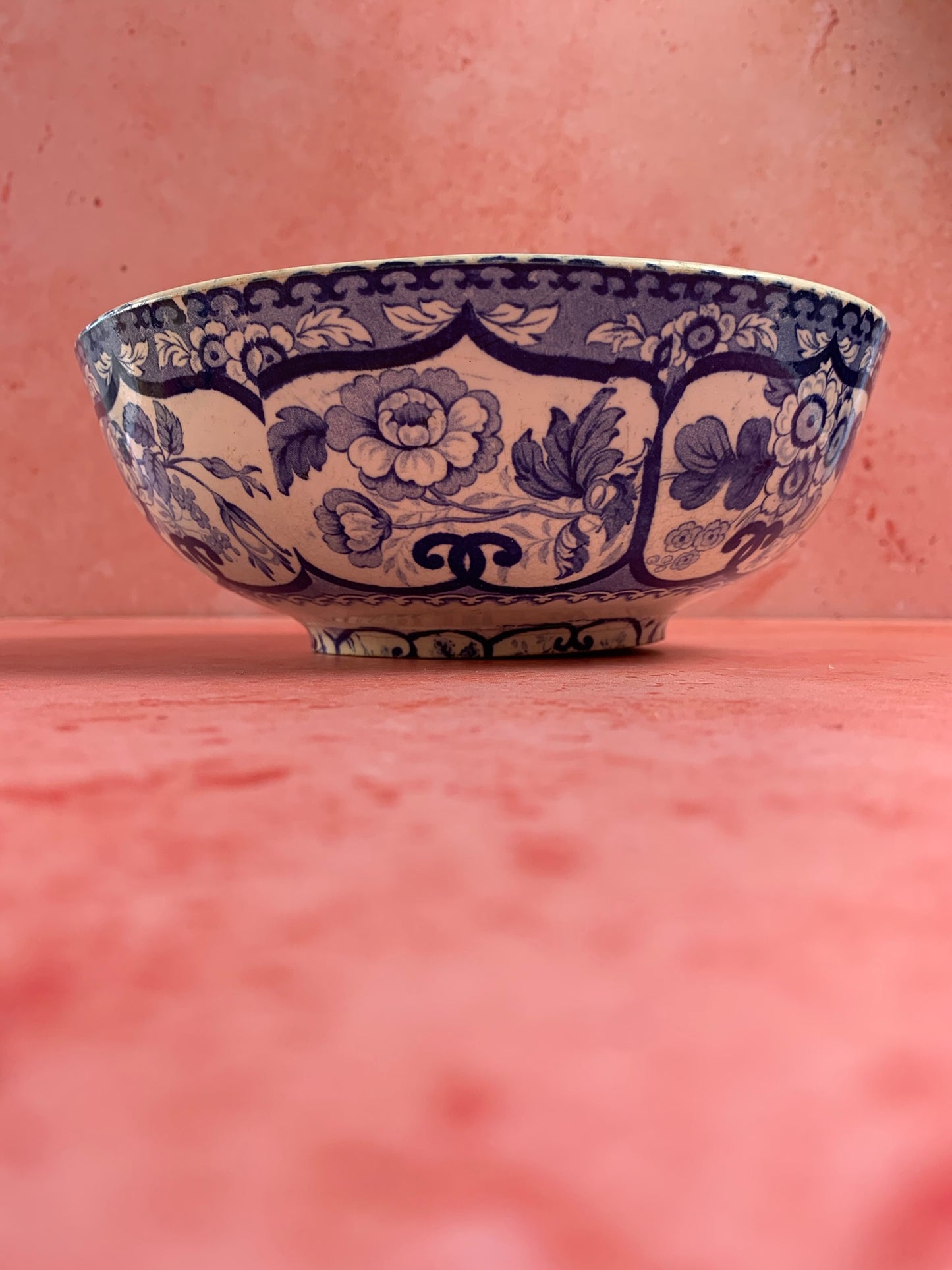 Decorative 19th century Don Pottery Italian Scenes Bowl